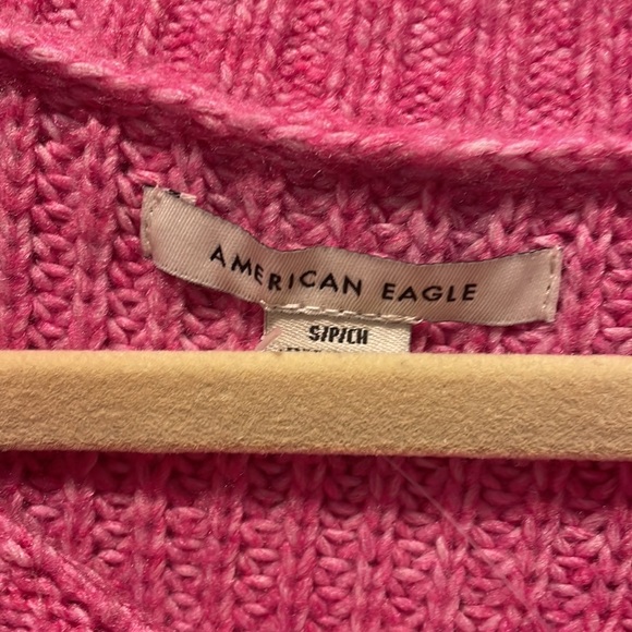 NWT American Eagle Pink Cozy Sweater - Picture 4 of 5